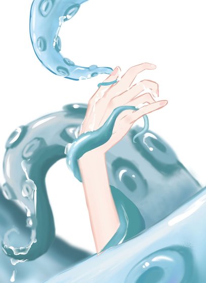 （文野同人）觸手，十八釐米，是笨蛋